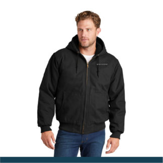 CornerStone® Washed Duck Cloth Insulated Hooded Work Jacket